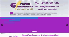 Desktop Screenshot of gforceamusements.com